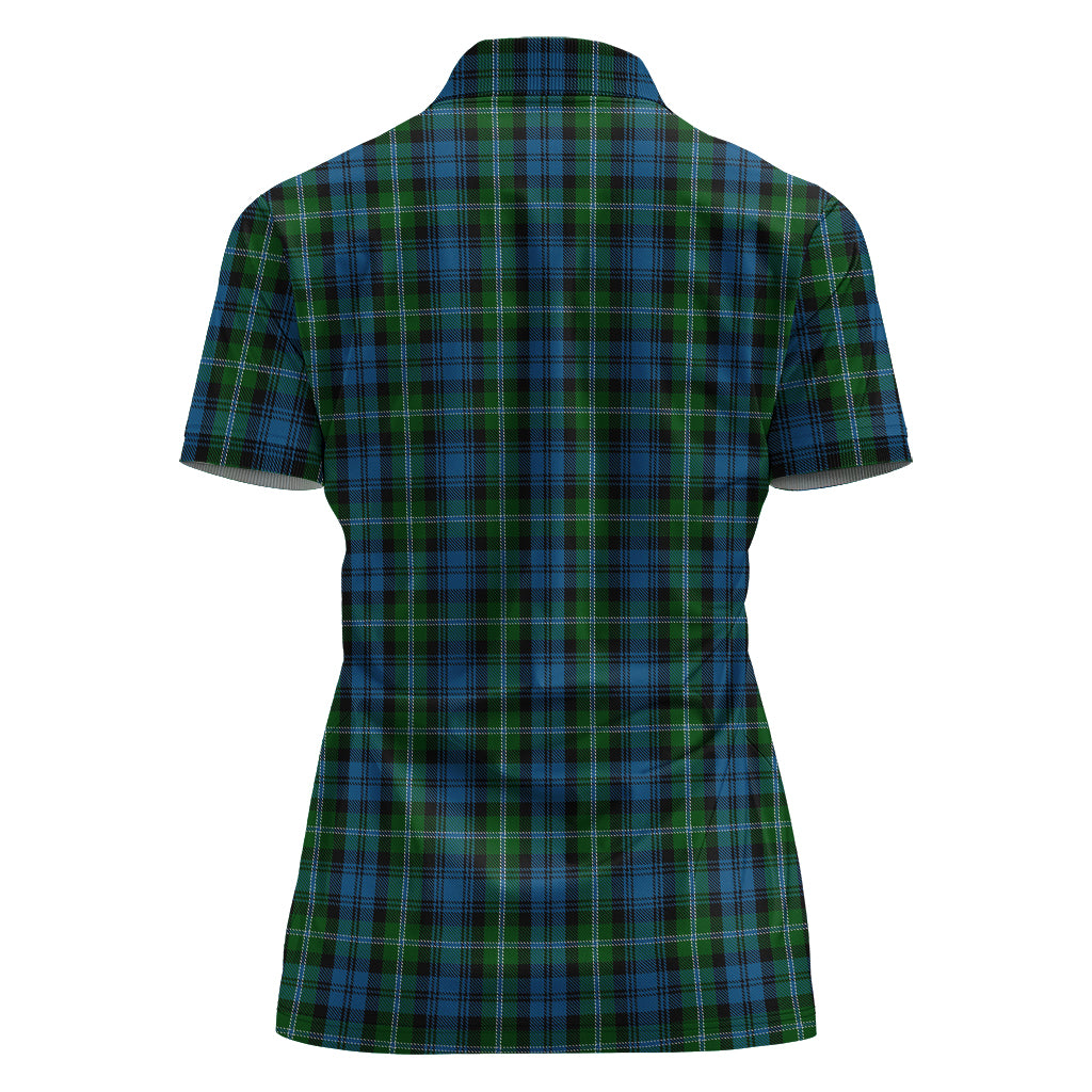 Lyon Tartan Polo Shirt For Women - Tartan Vibes Clothing