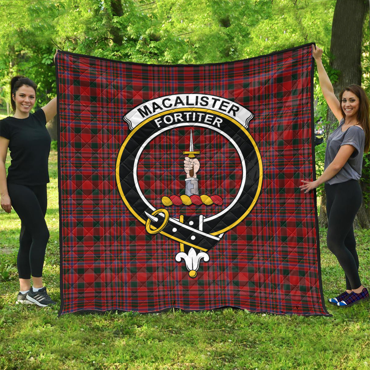 macalister-tartan-quilt-with-family-crest