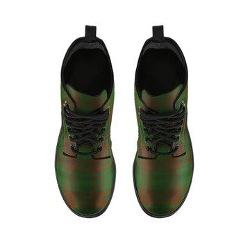 MacAlister of Glenbarr Hunting Tartan Leather Boots