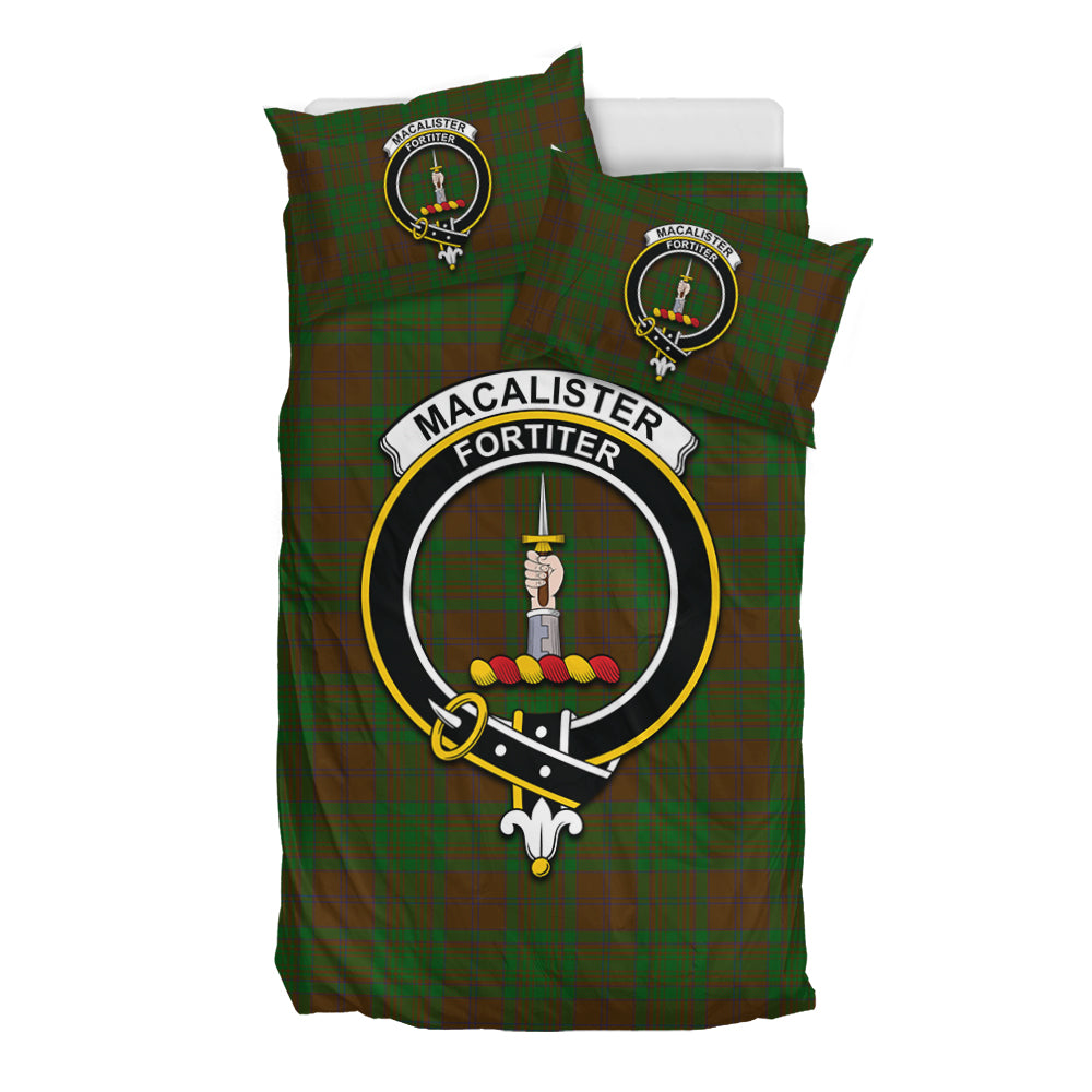 macalister-of-glenbarr-hunting-tartan-bedding-set-with-family-crest
