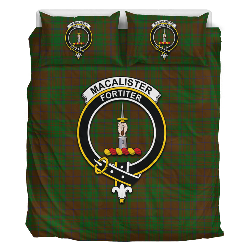 macalister-of-glenbarr-hunting-tartan-bedding-set-with-family-crest