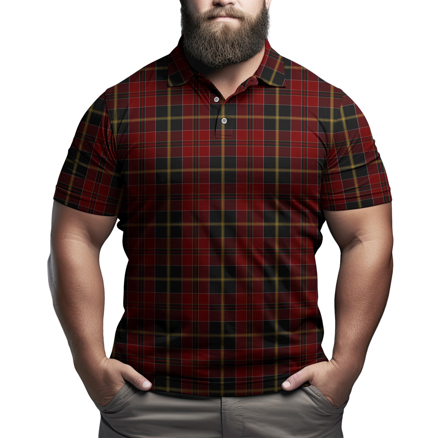 MacAlister of Skye Tartan Mens Polo Shirt Kid - Tartan Vibes Clothing