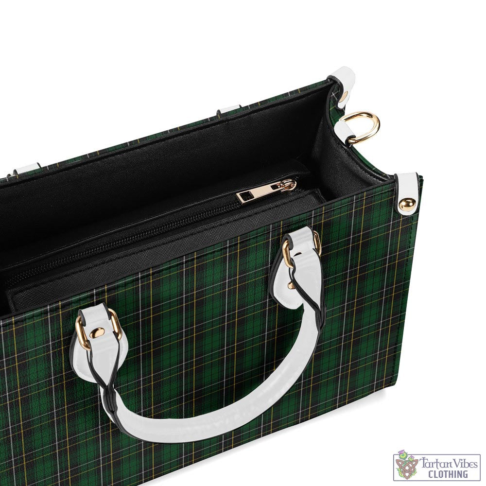 Tartan Vibes Clothing MacAlpin Tartan Luxury Leather Handbags