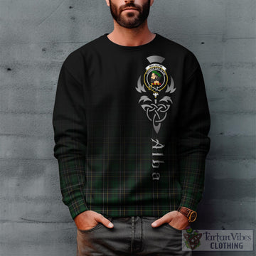 MacAlpine (MacAlpin) Tartan Sweatshirt Featuring Alba Gu Brath Family Crest Celtic Inspired