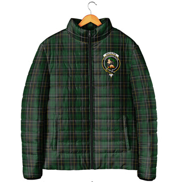 MacAlpine (MacAlpin) Tartan Padded Jacket with Family Crest