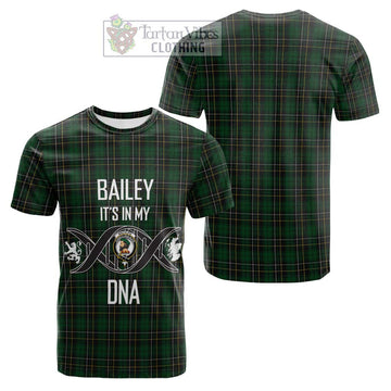 MacAlpine (MacAlpin) Tartan Cotton T-shirt with Family Crest DNA In Me Style