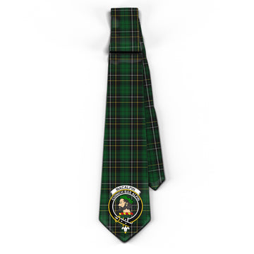 MacAlpine (MacAlpin) Tartan Classic Necktie with Family Crest