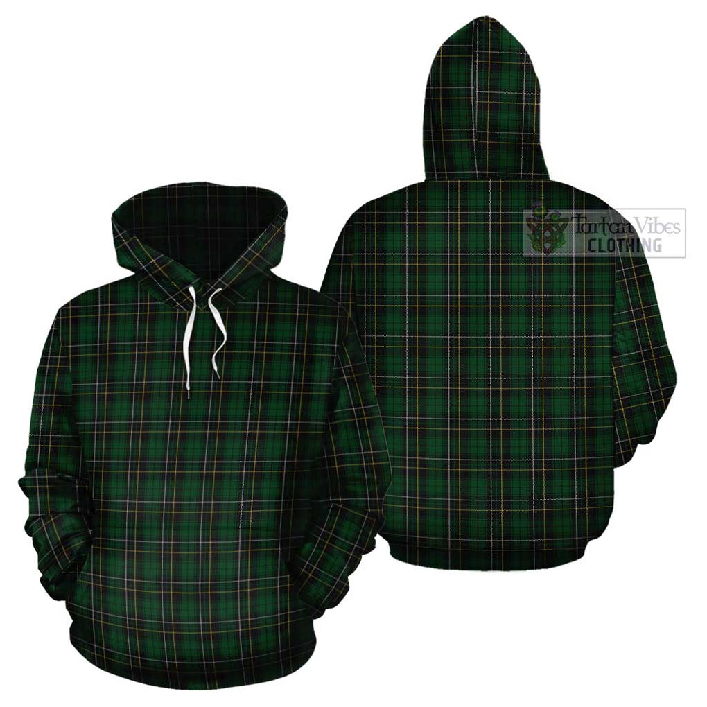 MacAlpine (MacAlpin) Tartan Cotton Hoodie Pullover Hoodie - Tartan Vibes Clothing