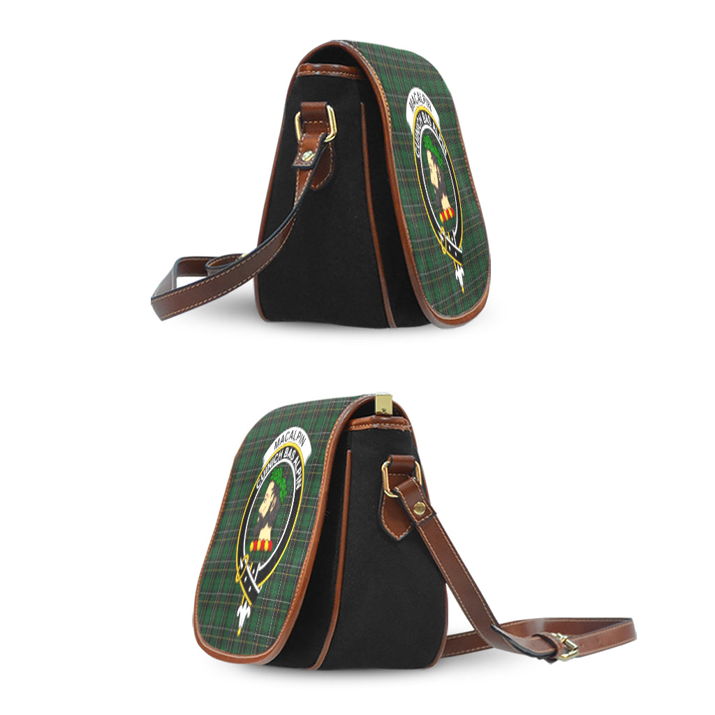 MacAlpine (MacAlpin) Tartan Saddle Bag with Family Crest - Tartan Vibes Clothing