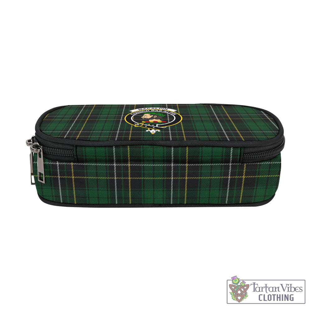 Tartan Vibes Clothing MacAlpin Tartan Pen and Pencil Case with Family Crest