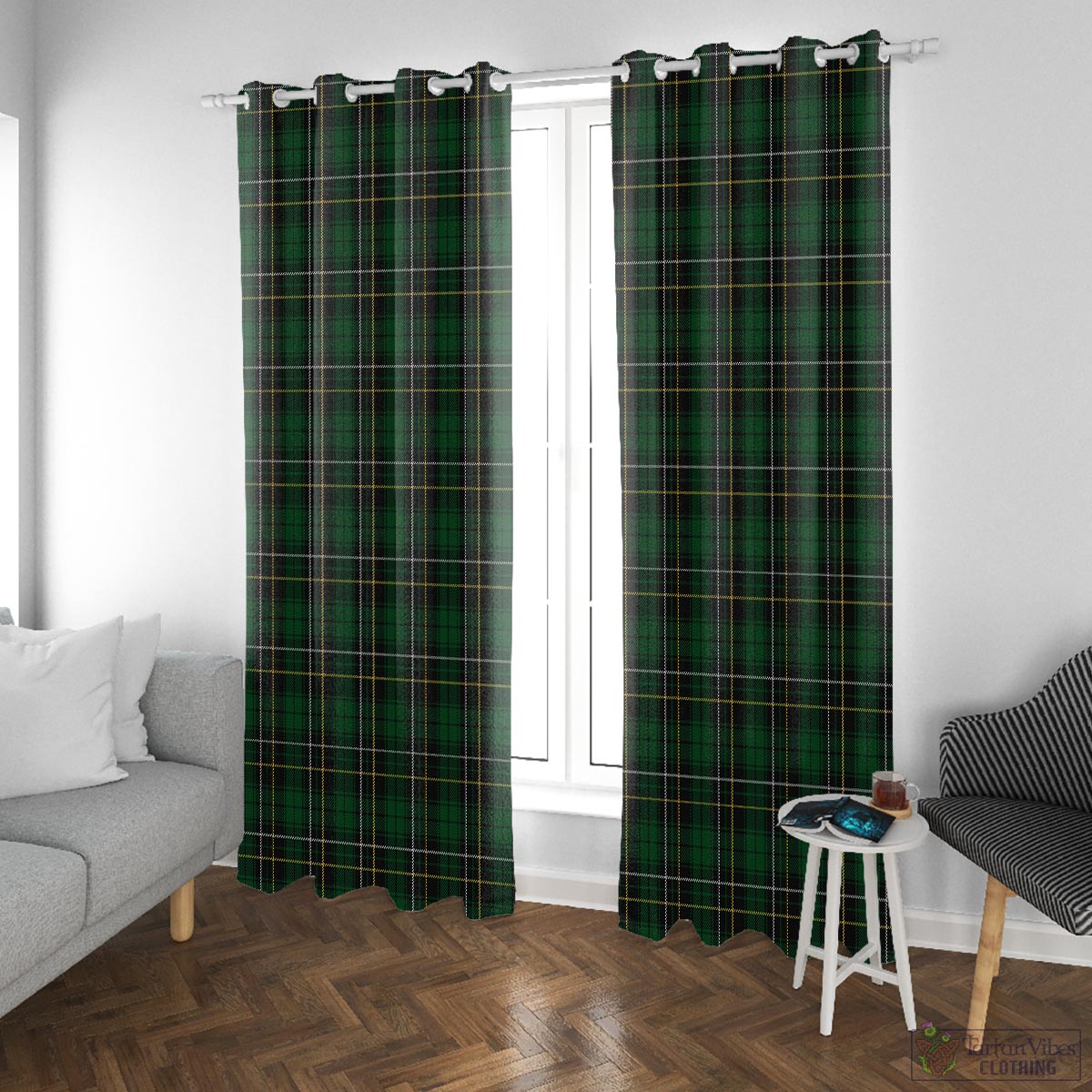 MacAlpine (MacAlpin) Tartan Window Curtain - Tartan Vibes Clothing
