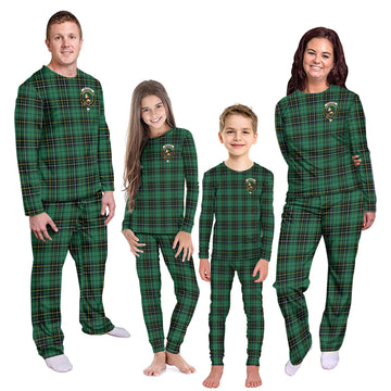 MacAlpin Ancient Tartan Pajamas Family Set with Family Crest