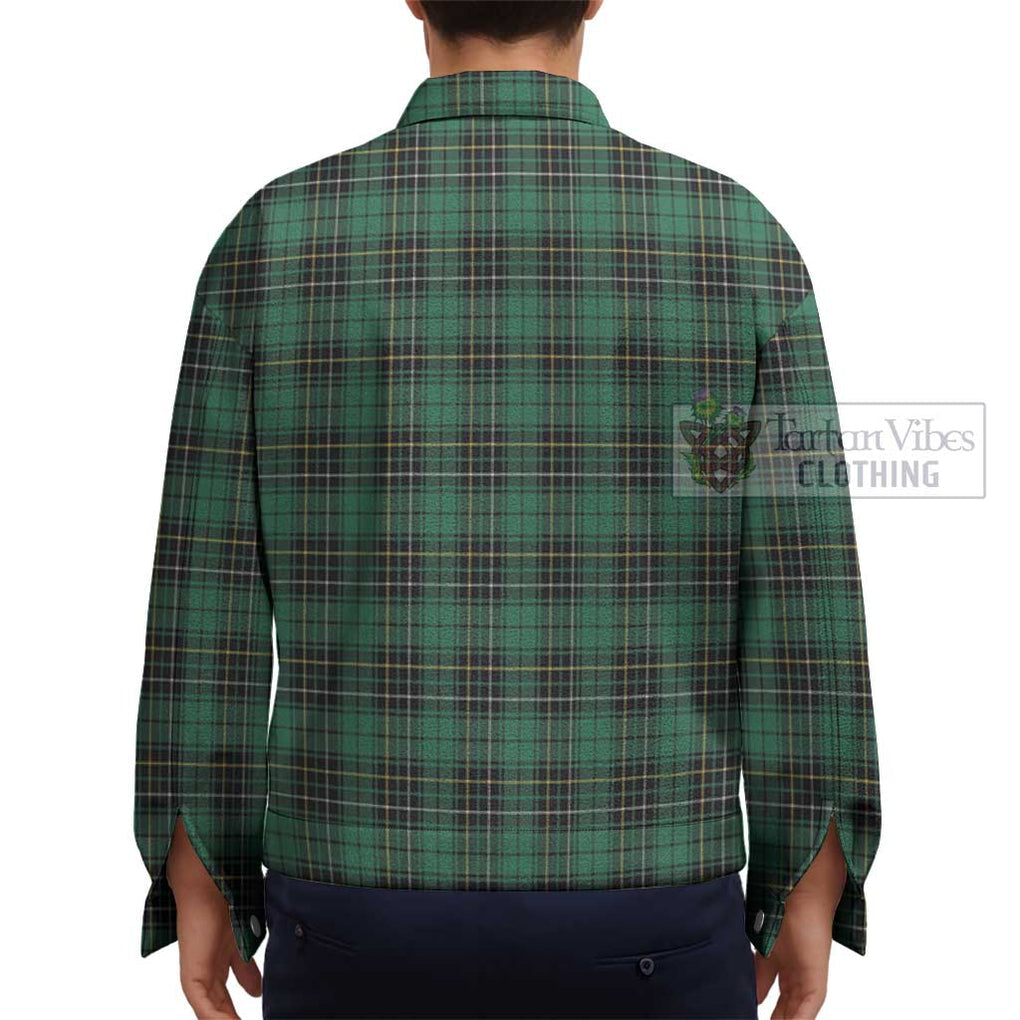 MacAlpin Ancient Tartan Unisex Lapel Cotton Jacket - Tartan Vibes Clothing