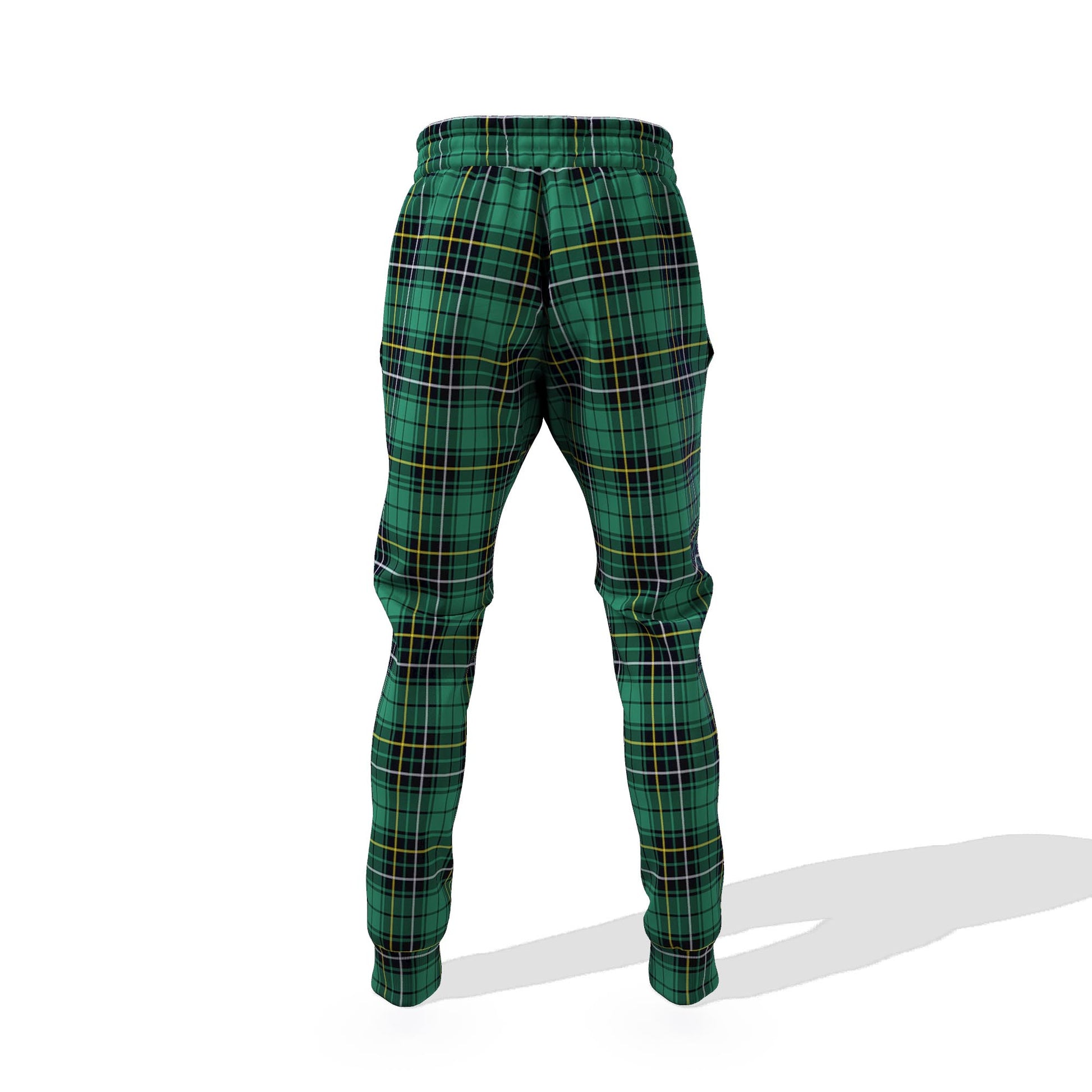 MacAlpin Ancient Tartan Joggers Pants with Family Crest 6XL - Tartan Vibes Clothing