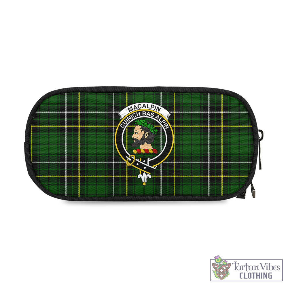 Tartan Vibes Clothing MacAlpin Modern Tartan Pen and Pencil Case with Family Crest