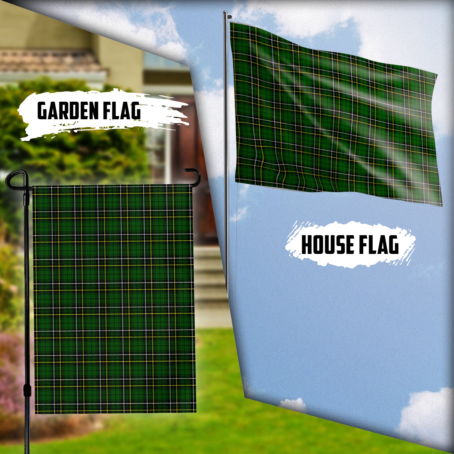 MacAlpin Modern Tartan Flag Garden Flag (Vertical) - Tartan Vibes Clothing