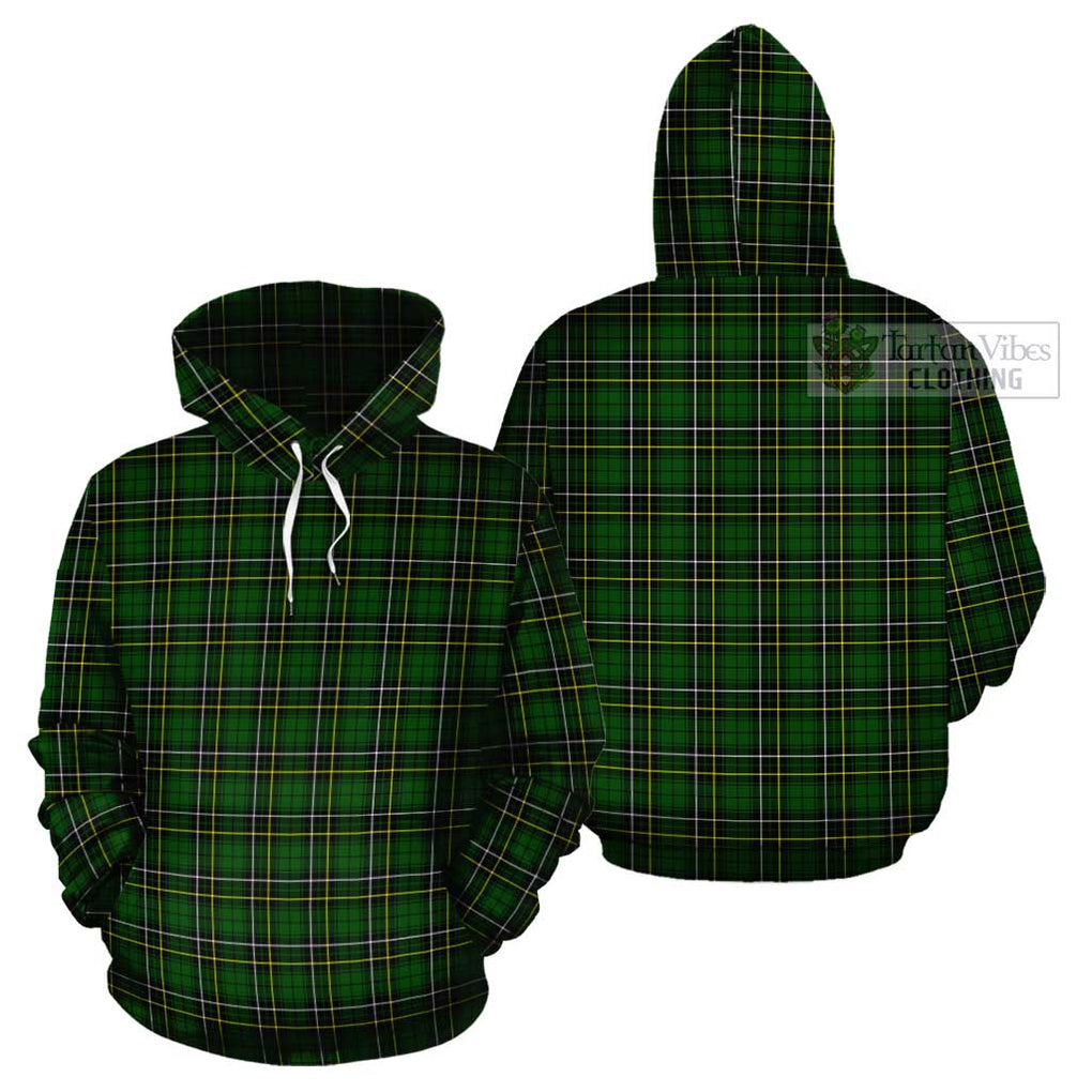 MacAlpin Modern Tartan Cotton Hoodie Pullover Hoodie - Tartan Vibes Clothing