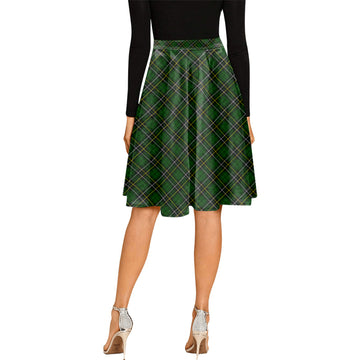 MacAlpin Modern Tartan Melete Pleated Midi Skirt