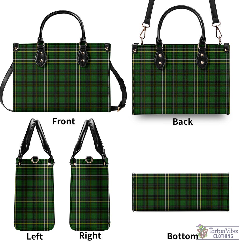 Tartan Vibes Clothing MacAlpin Modern Tartan Luxury Leather Handbags