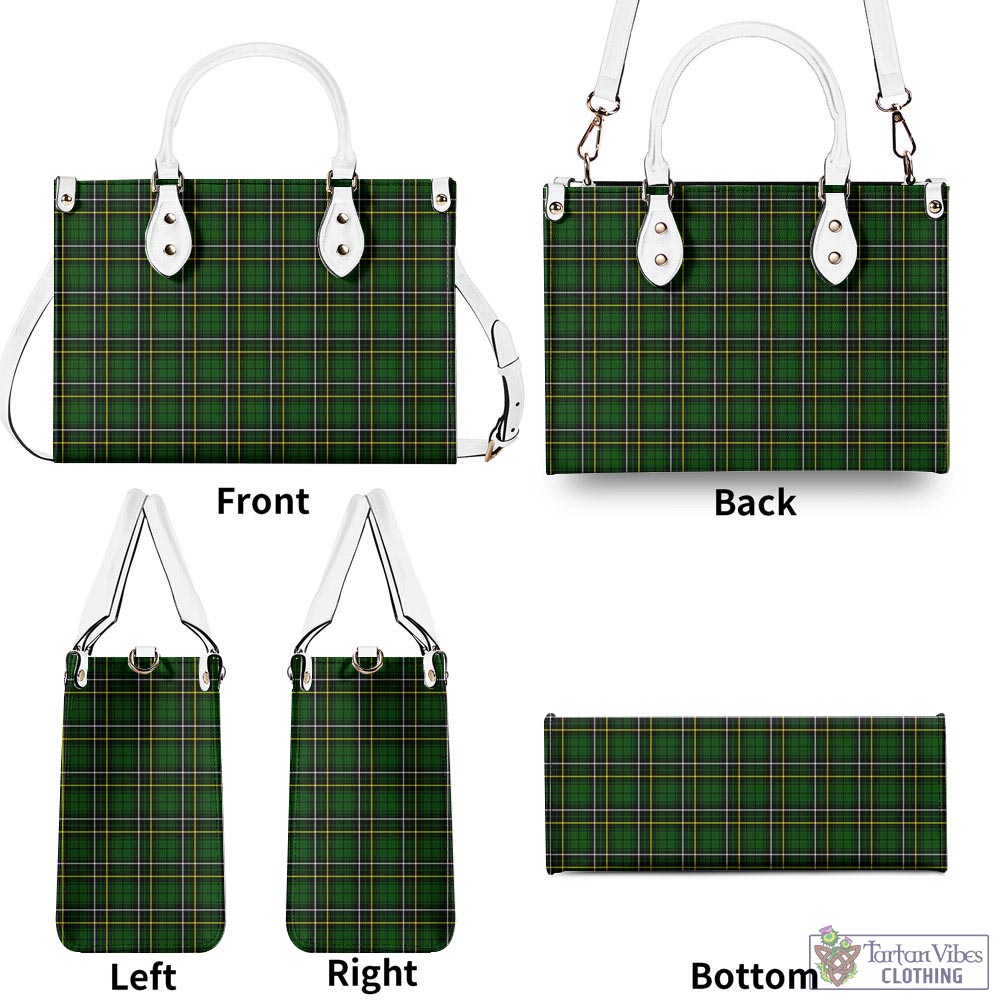 Tartan Vibes Clothing MacAlpin Modern Tartan Luxury Leather Handbags