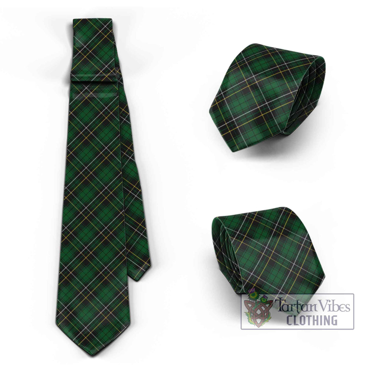 MacAlpine Tartan Classic Necktie Cross Style Necktie One Size - Tartan Vibes Clothing
