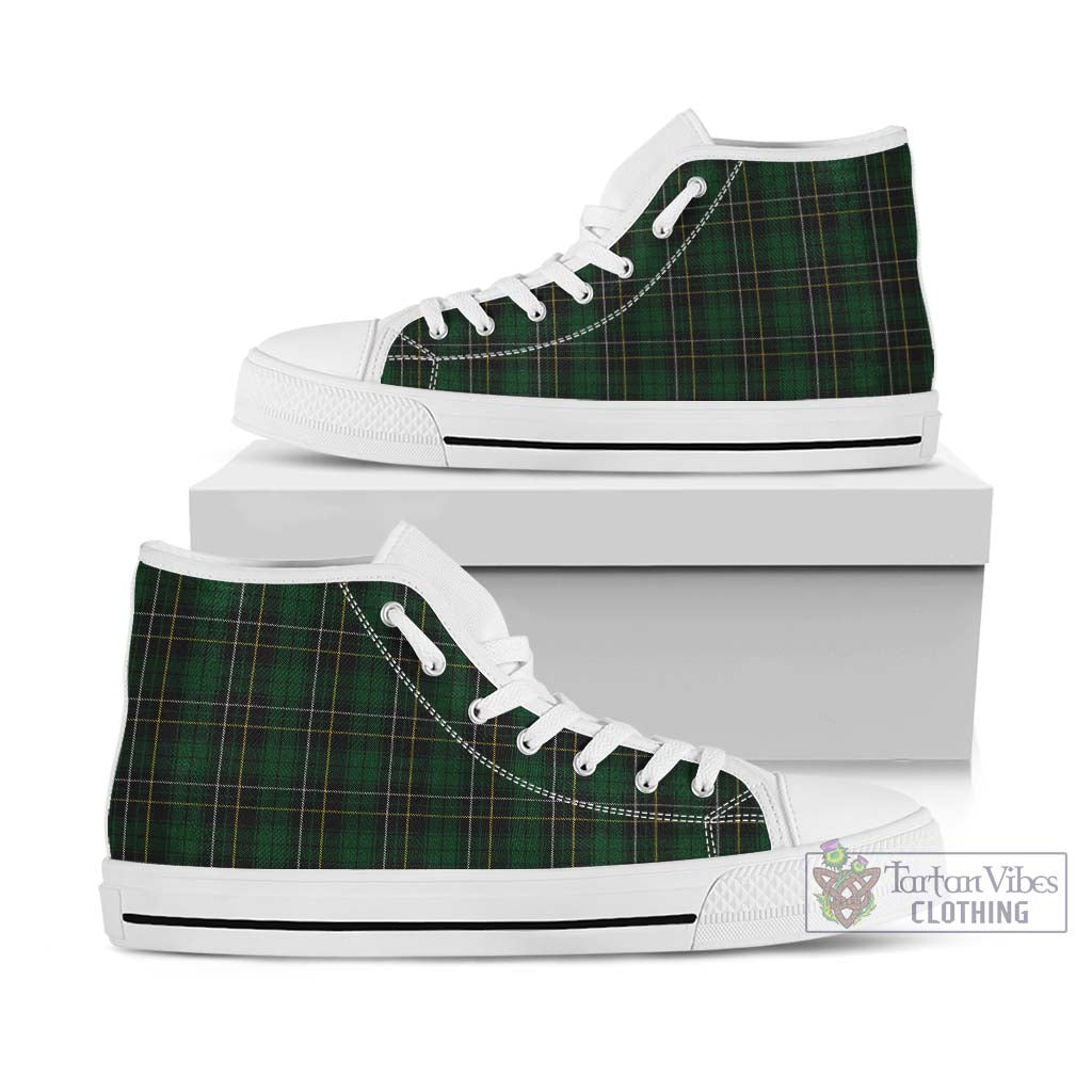 MacAlpine Tartan High Top Shoes Kid High Top - White Sole - Tartan Vibes Clothing