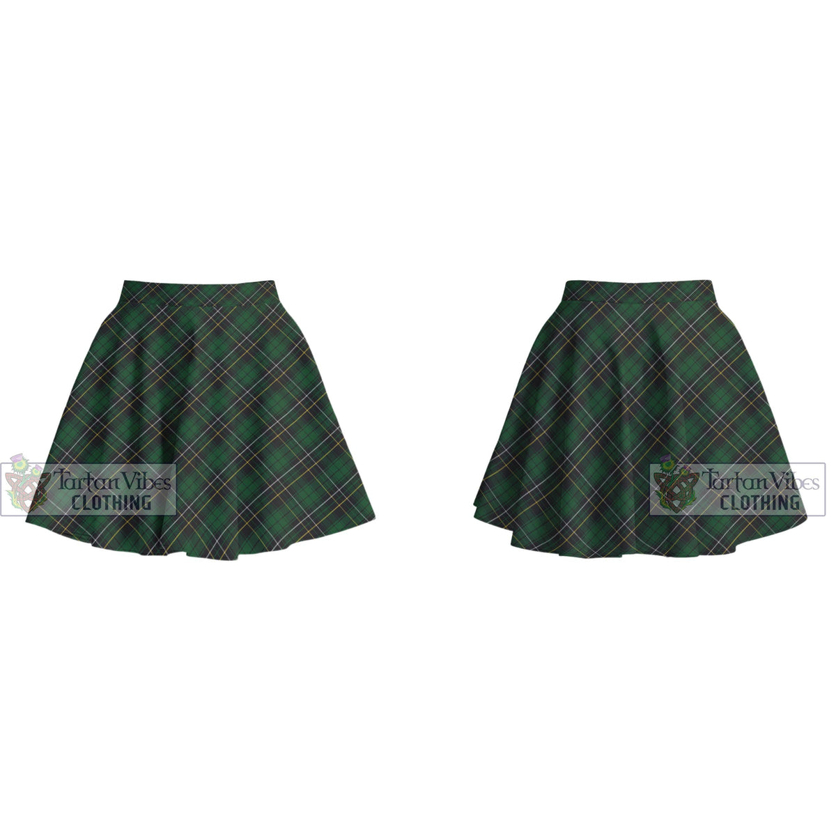 MacAlpine Tartan Women's Plated Mini Skirt Cross Style - Tartan Vibes Clothing