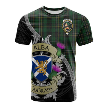 MacAlpine (MacAlpin) Tartan Family Crest Cotton T-shirt Lion Rampant Royal Thistle Shield Celtic Inspired Kid's Shirt - Tartan Vibes Clothing