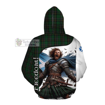 MacAlpine (MacAlpin) Crest Tartan Cotton Hoodie Inspired by the Freedom of Scottish Warrior Pullover Hoodie - Tartan Vibes Clothing