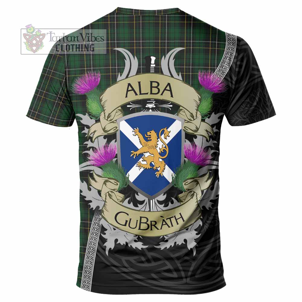 MacAlpine (MacAlpin) Tartan Family Crest T-Shirt Lion Rampant Royal Thistle Shield Celtic Inspired - Tartan Vibes Clothing