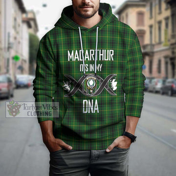 MacArthur (McArthur) Tartan Hoodie with Family Crest DNA In Me Style