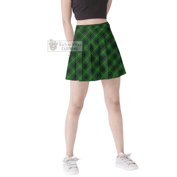 MacArthur (McArthur) Tartan Women's Plated Mini Skirt