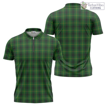 MacArthur (McArthur) Tartan Zipper Polo Shirt