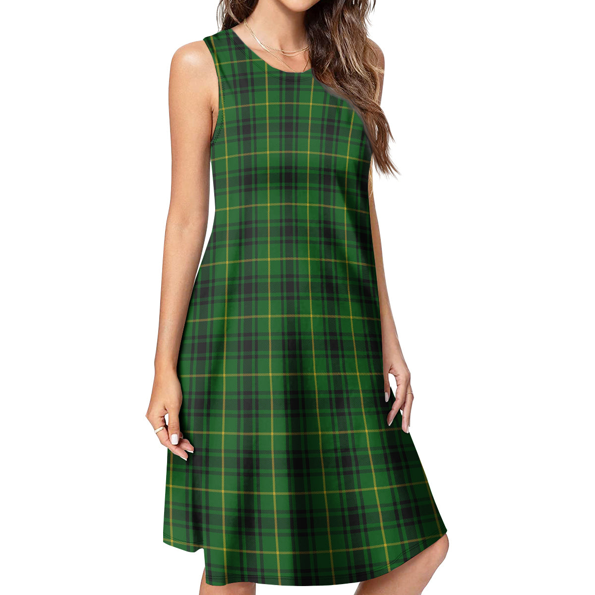 MacArthur (McArthur) Tartan Womens Casual Dresses 4XL - Tartan Vibes Clothing