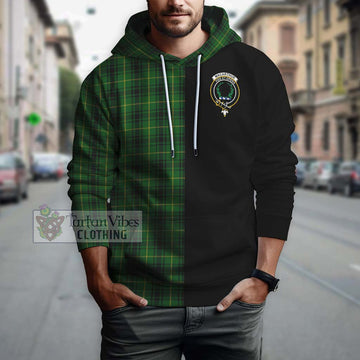 MacArthur (McArthur) Tartan Hoodie with Family Crest and Half Of Me Style