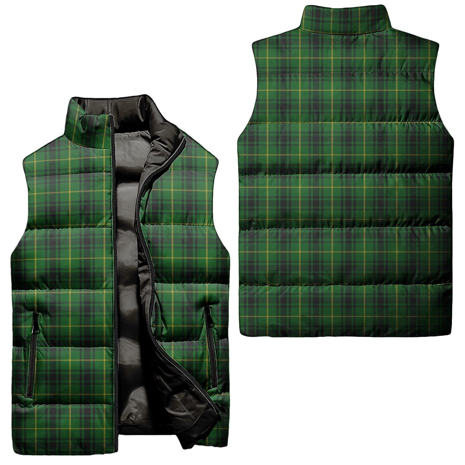 MacArthur Tartan Sleeveless Puffer Jacket Unisex - Tartanvibesclothing