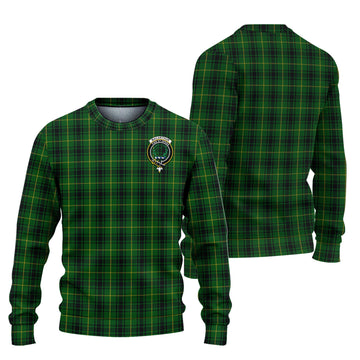 MacArthur (McArthur) Tartan Ugly Sweater with Family Crest