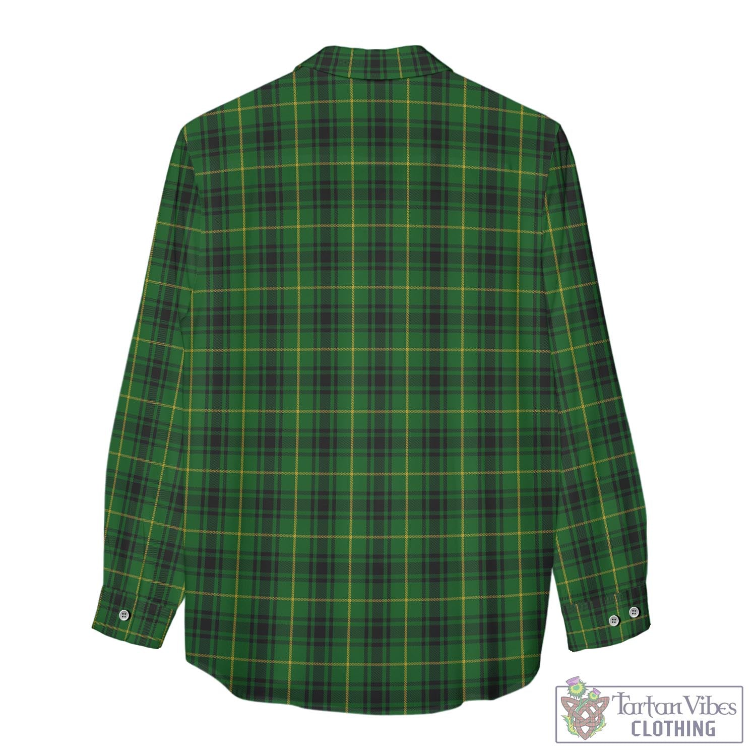 Tartan Vibes Clothing MacArthur Tartan Womens Casual Shirt with Family Crest