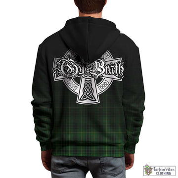 MacArthur Tartan Hoodie Featuring Alba Gu Brath Family Crest Celtic Inspired