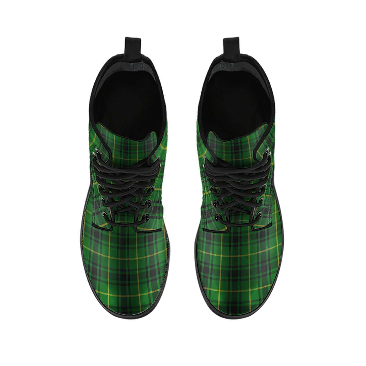 MacArthur (McArthur) Tartan Leather Boots - Tartan Vibes Clothing