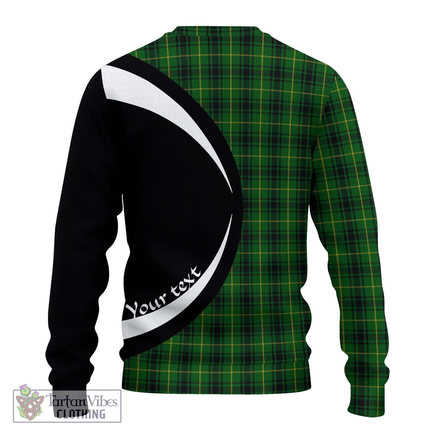 MacArthur (McArthur) Tartan Knitted Sweater with Family Crest Circle Style - Tartan Vibes Clothing