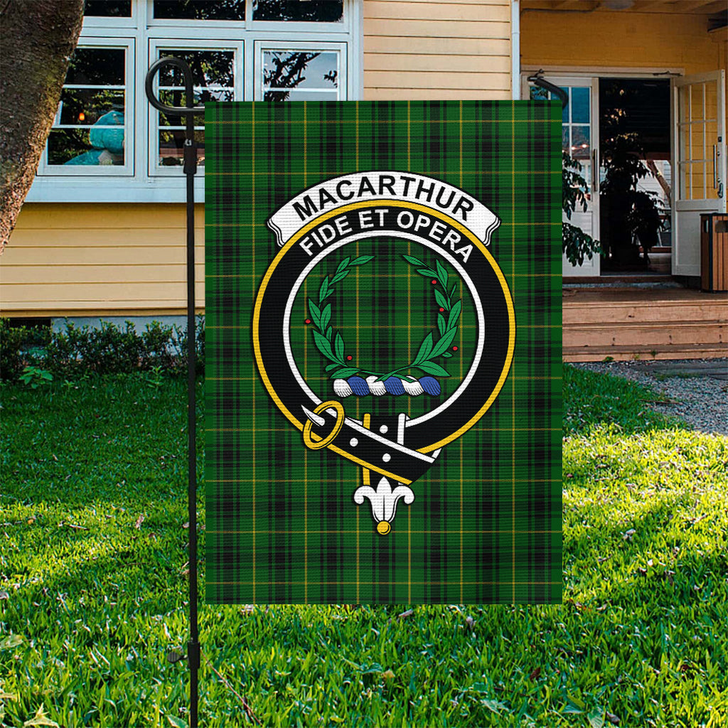 MacArthur (McArthur) Tartan Flag with Family Crest - Tartan Vibes Clothing