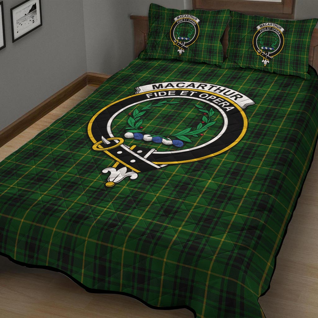 MacArthur (McArthur) Tartan Quilt Bed Set with Family Crest - Tartan Vibes Clothing