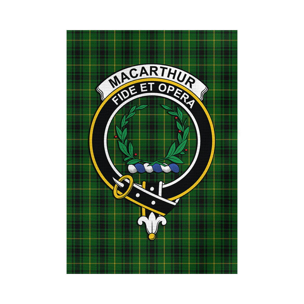 MacArthur (McArthur) Tartan Flag with Family Crest - Tartan Vibes Clothing