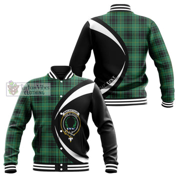 MacArthur Ancient Tartan Baseball Jacket with Family Crest Circle Style