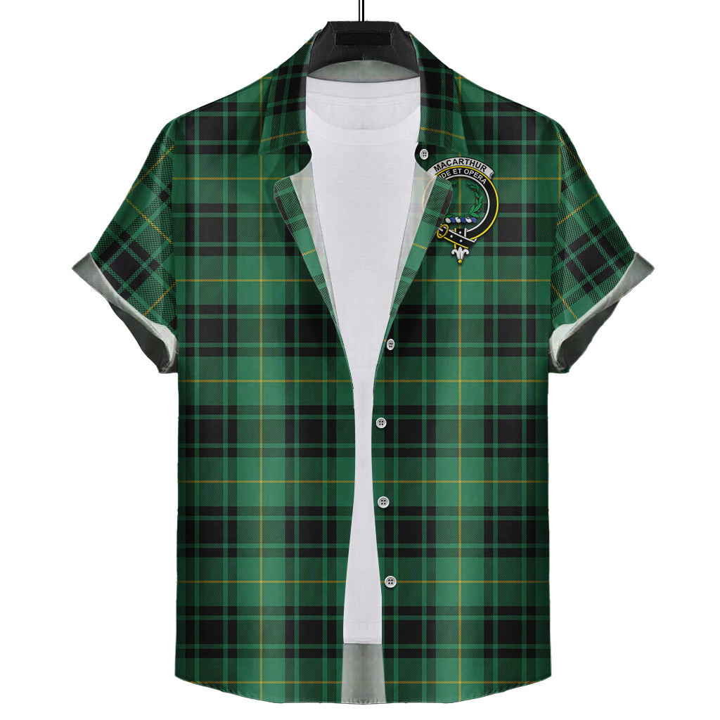 macarthur-ancient-tartan-short-sleeve-button-down-shirt-with-family-crest