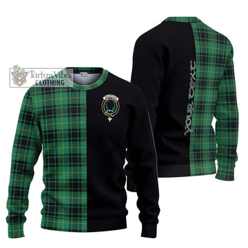 MacArthur Ancient Tartan Ugly Sweater with Family Crest and Half Of Me Style