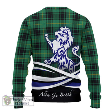 MacArthur Ancient Tartan Ugly Sweater with Alba Gu Brath Regal Lion Emblem