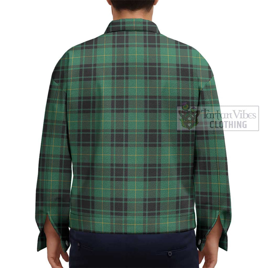 MacArthur Ancient Tartan Unisex Lapel Cotton Jacket - Tartan Vibes Clothing