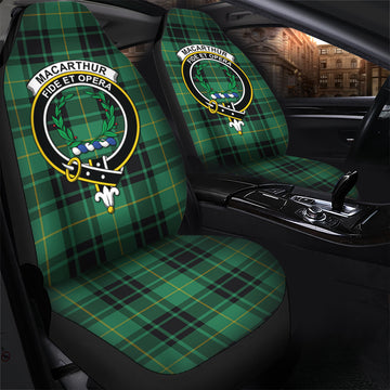 MacArthur Ancient Tartan Car Seat Cover with Family Crest